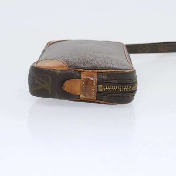 LOUIS VUITTON Monogram Marly Dragonne PM Clutch Bag M51827 LV Auth - Picture 10 of 15